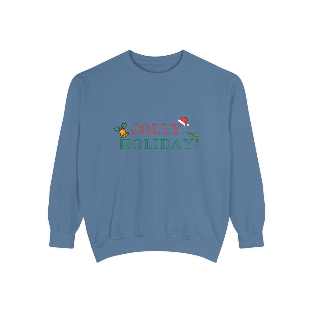 Custom Holiday Sweatshirt Embroidered Crewneck