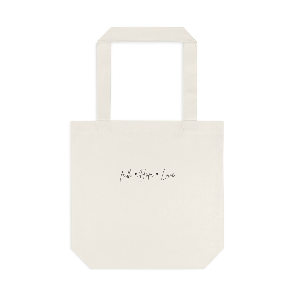 Orange Floral Square Collage Tote