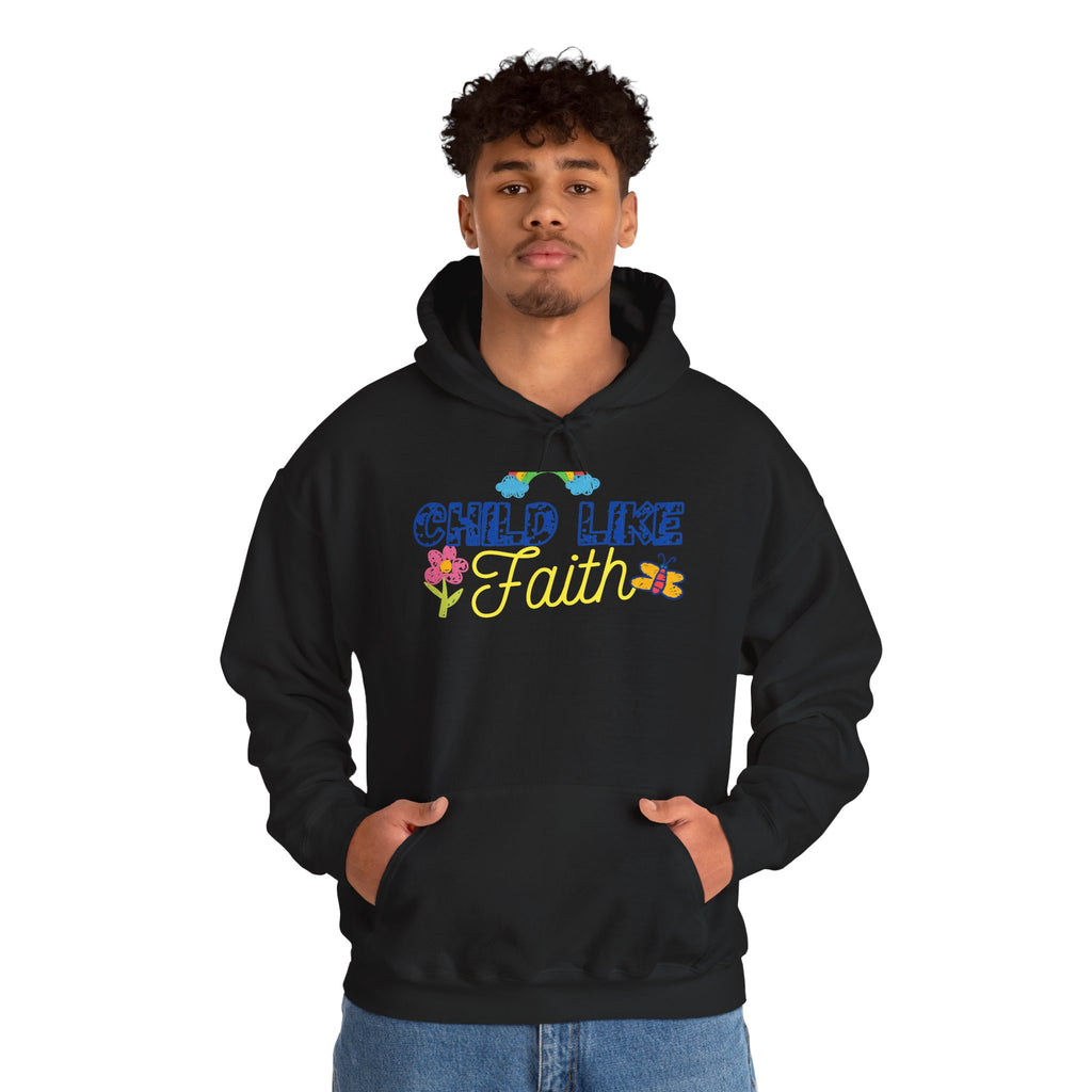 Child Like Faith Design - Unisex Heavy Blend™ Hooded Sweatshirt