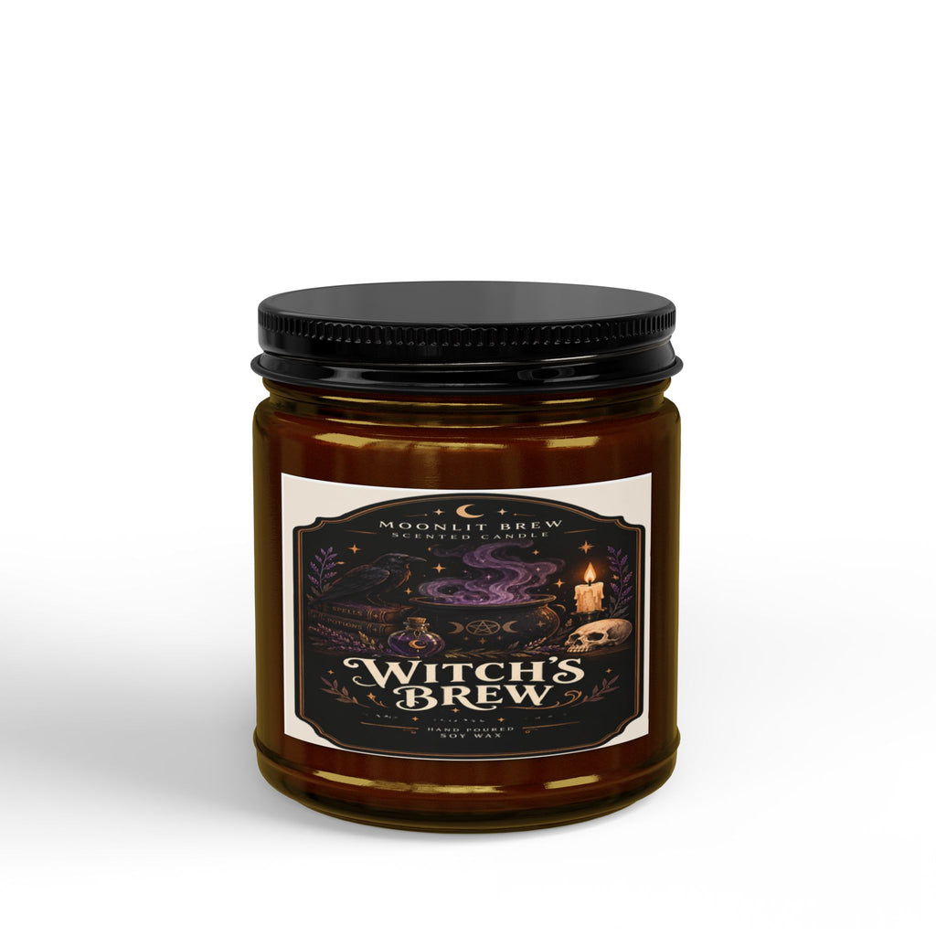 Witch's Brew Candle Jar, Soy Candle with Black Lid | 4oz & 9oz