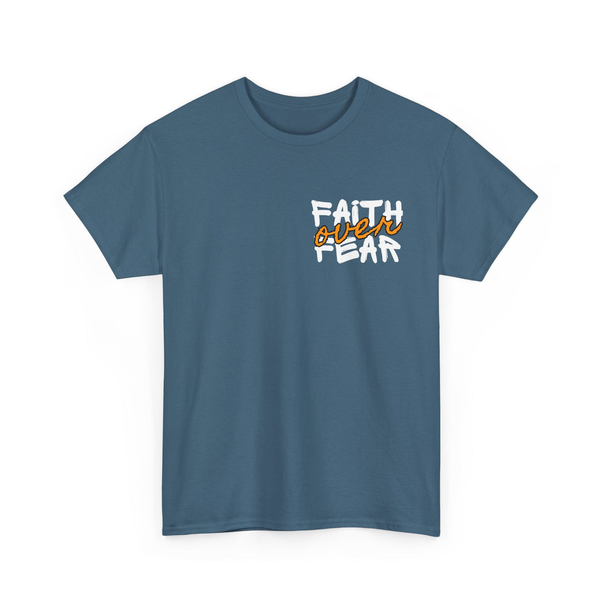 Faith over Fear Faith Shirt | Motivational verse at the back
