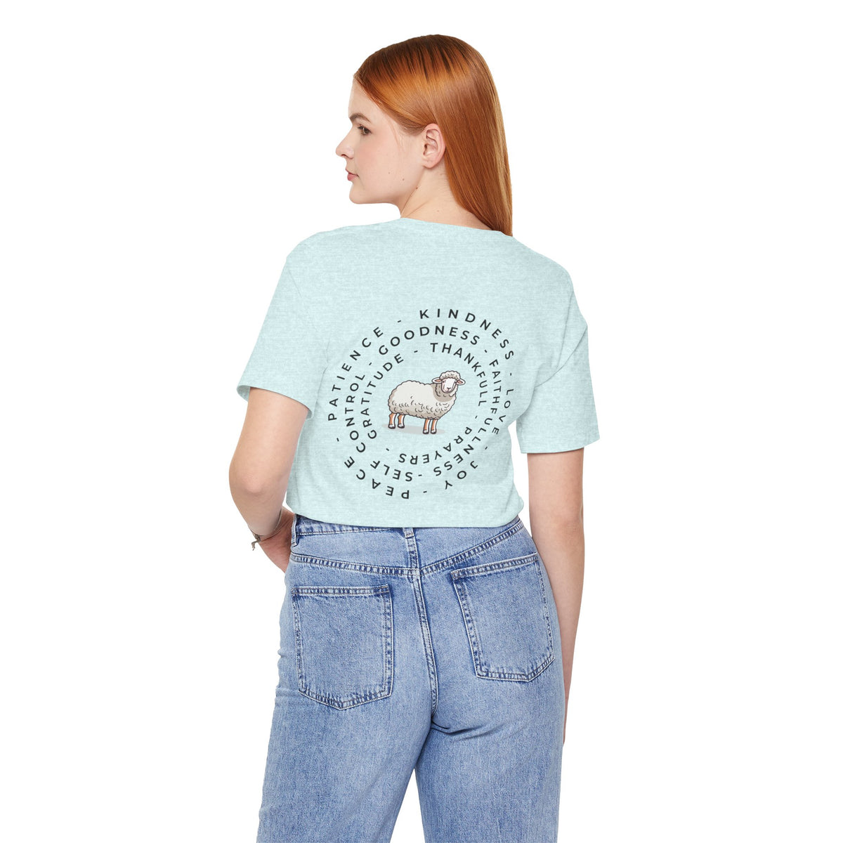 Minimalist White Tee — "I Am the One He Left Me To Find"