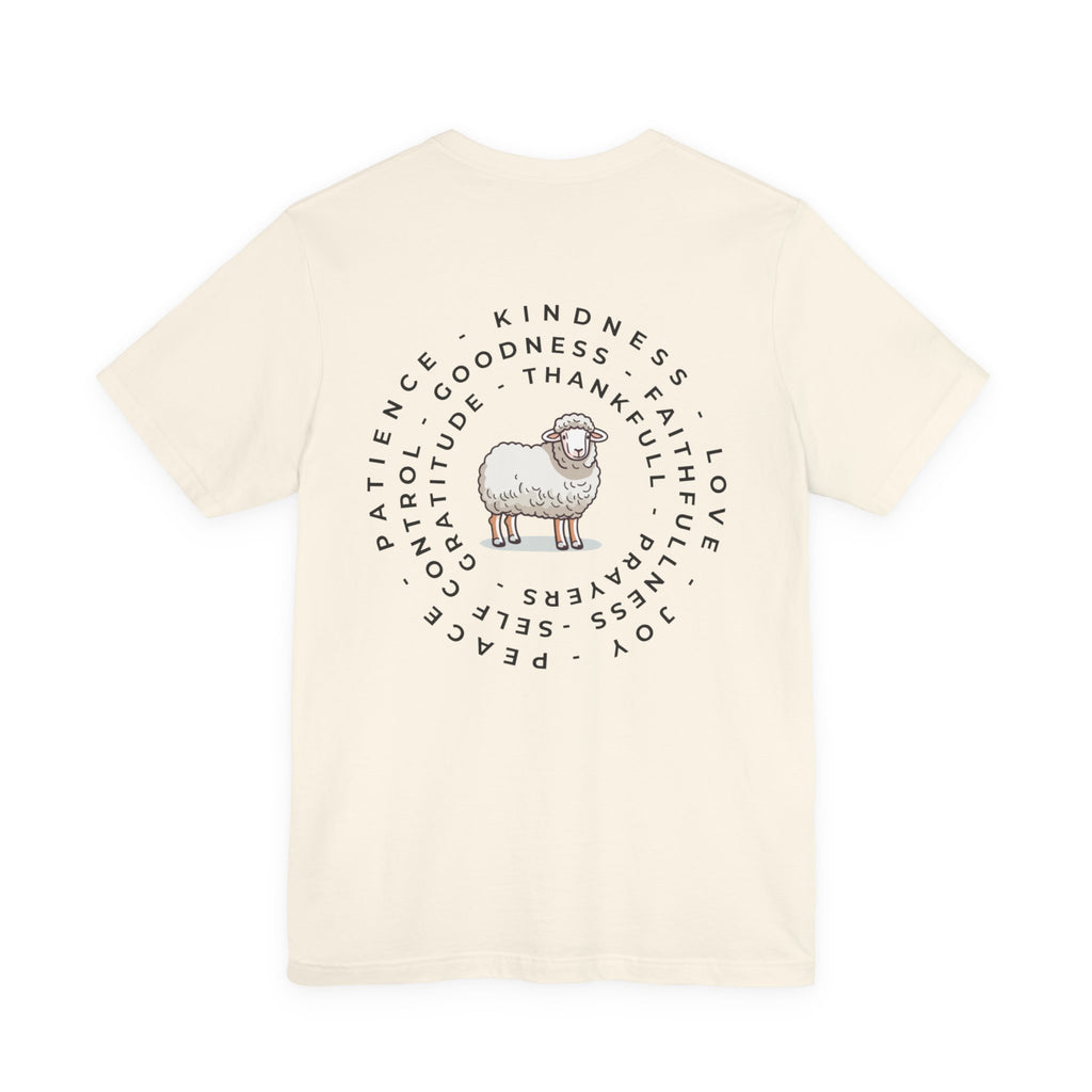 Minimalist White Tee — "I Am the One He Left Me To Find"