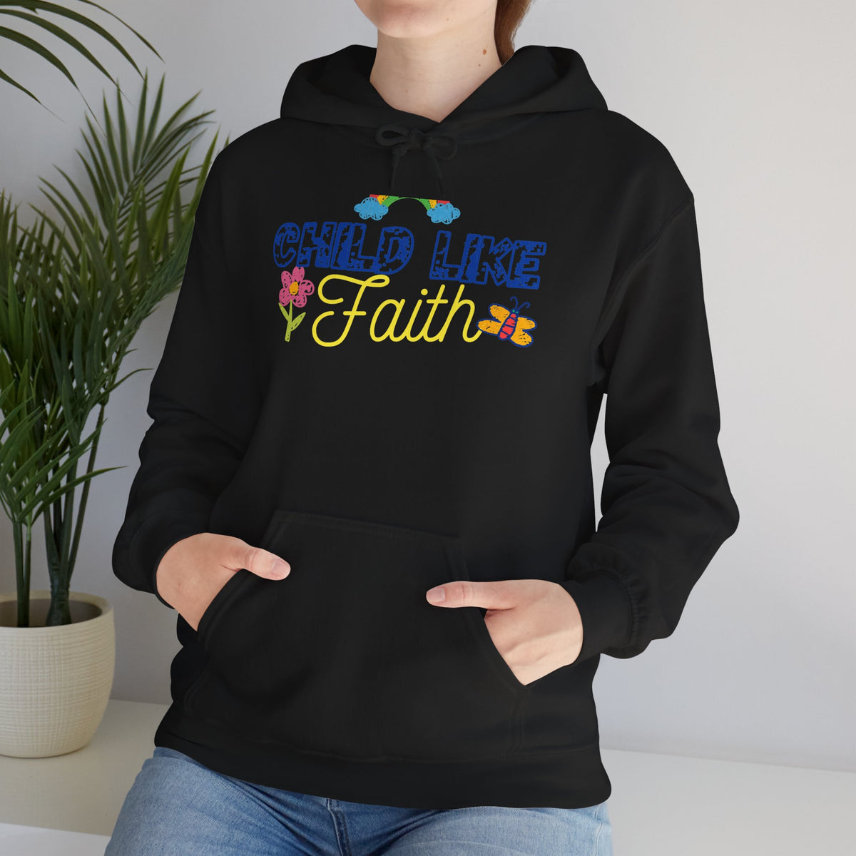 Child Like Faith Design - Unisex Heavy Blend™ Hooded Sweatshirt