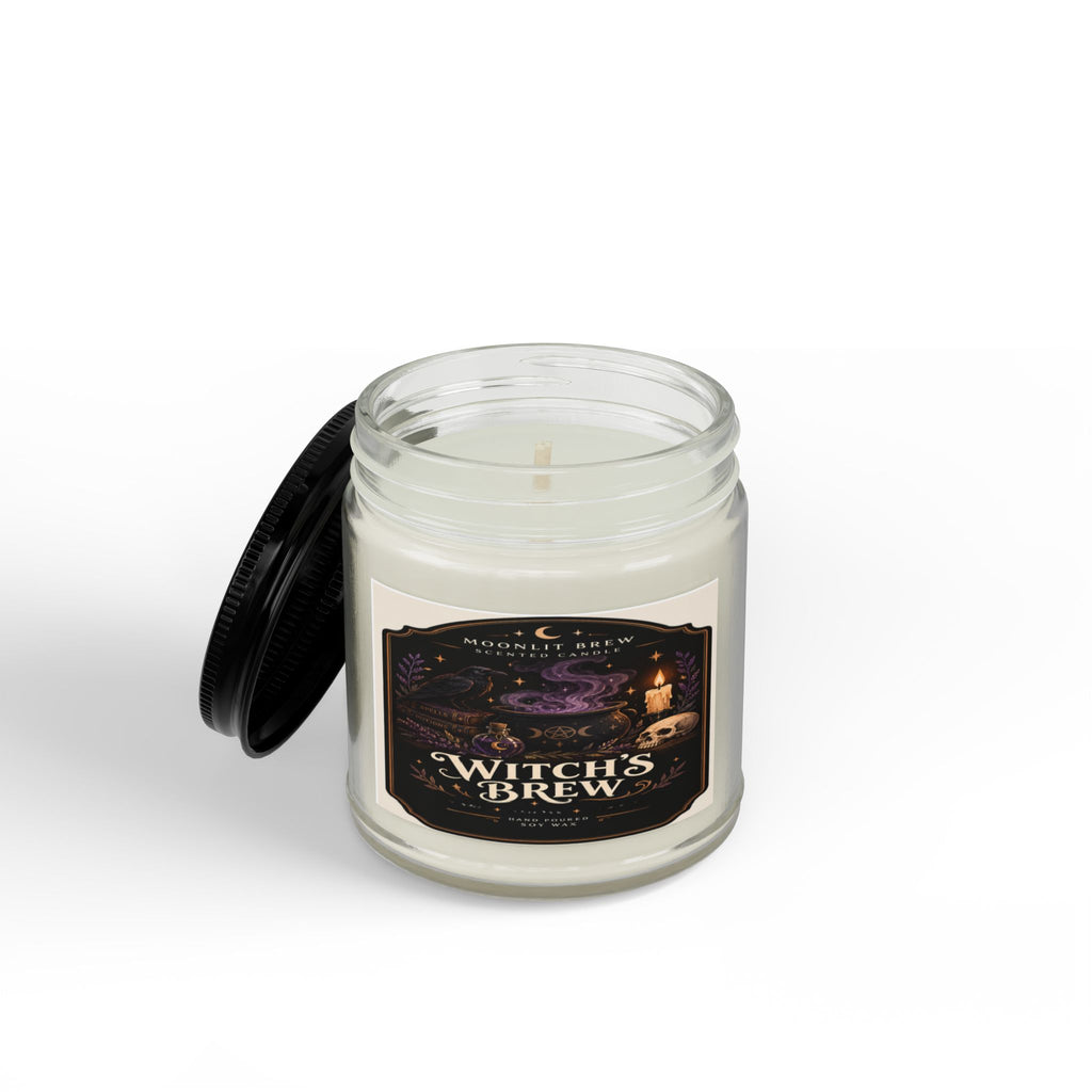 Witch's Brew Candle Jar, Soy Candle with Black Lid | 4oz & 9oz