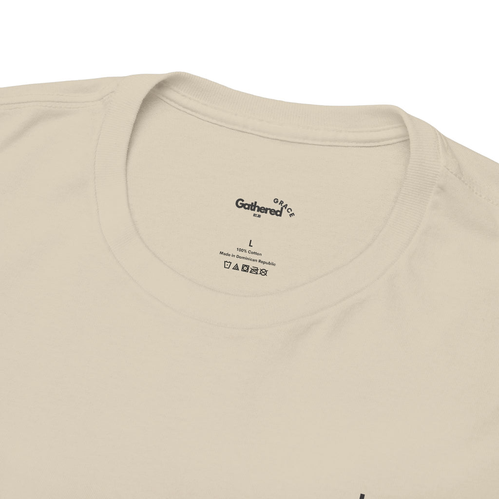 Salt & Light Tee | inspirational Quote at the Back