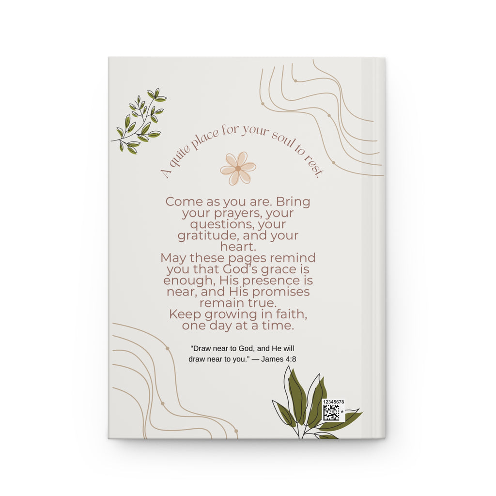 Personalized 'Walk with God' Hardcover Devotional Journal — Lined Prayer & Reflection Notebook