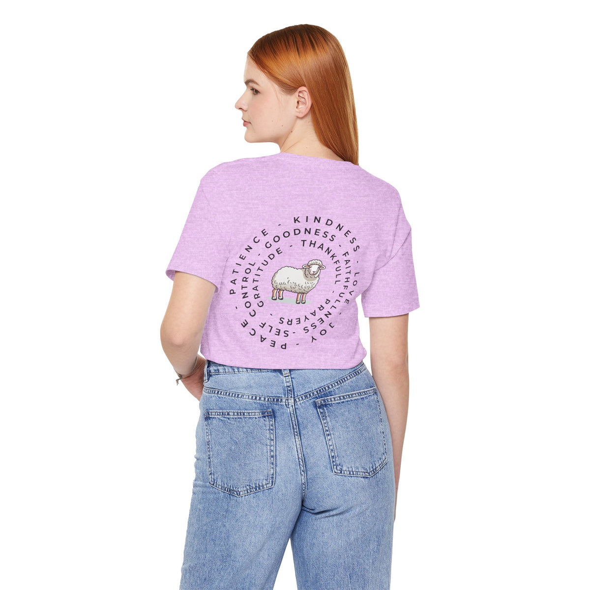 Minimalist White Tee — "I Am the One He Left Me To Find"