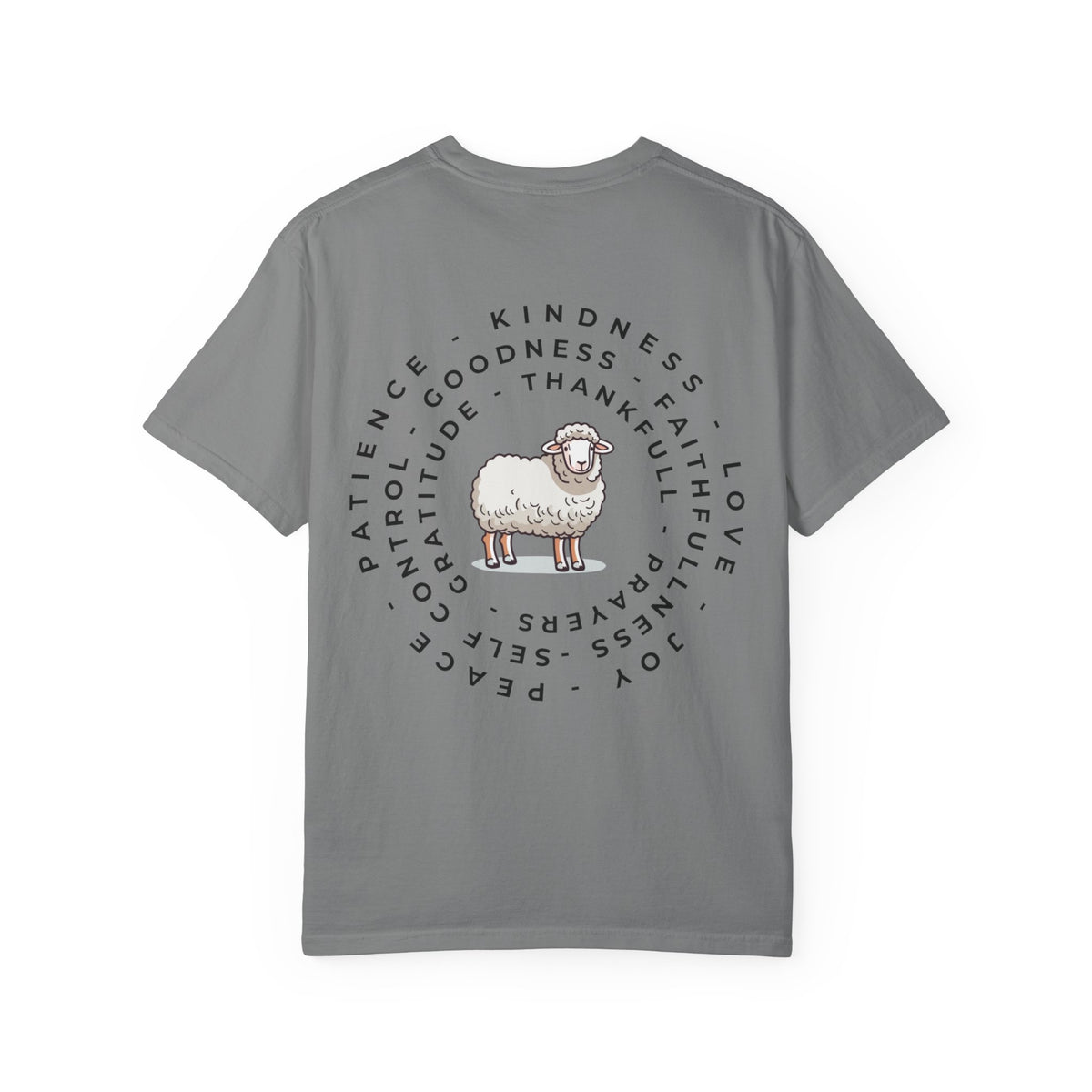 Sheep Values Tee | Kindness Patience Gratitude Peace Love T-Shirt