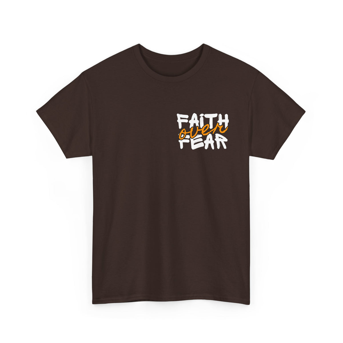 Faith over Fear Faith Shirt | Motivational verse at the back