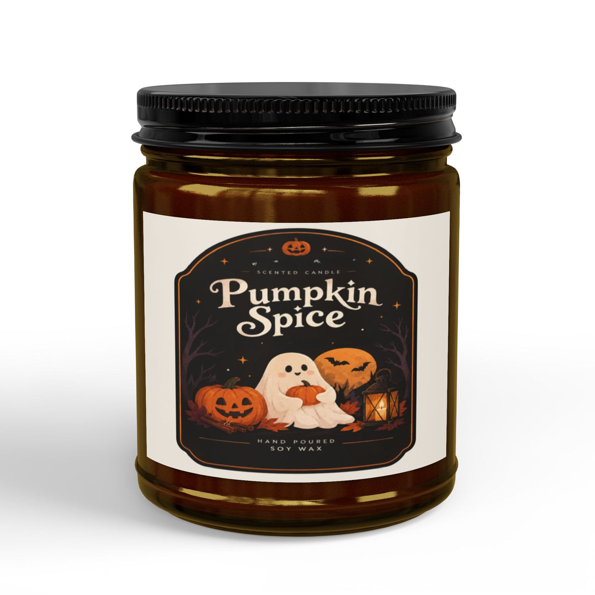 Pumpkin Spice Candle Jar | Soy Candle 4 and 9 0z
