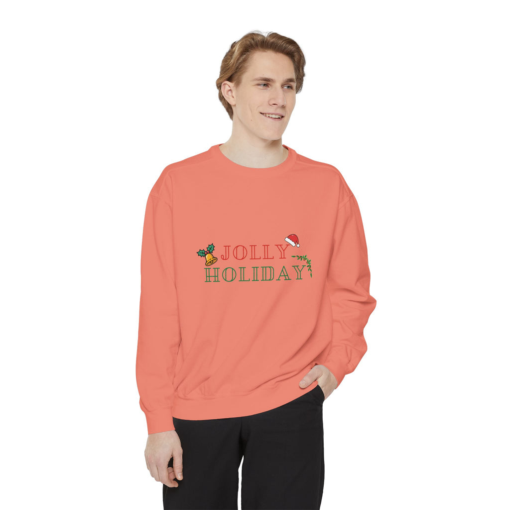 Custom Holiday Sweatshirt Embroidered Crewneck