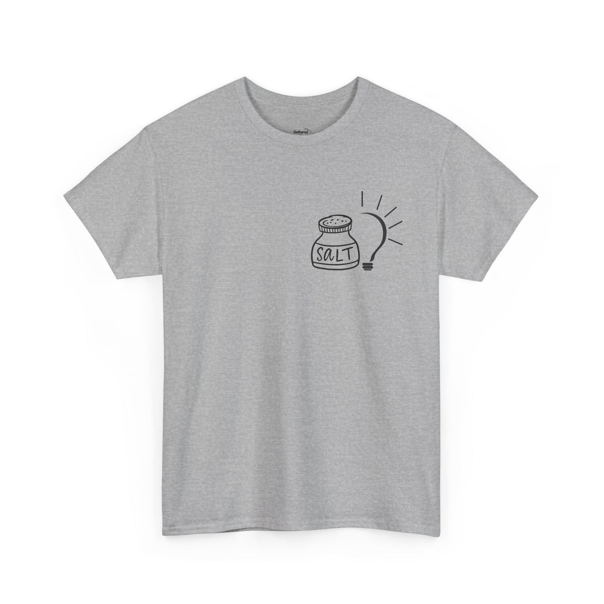 Salt & Light Tee | inspirational Quote at the Back