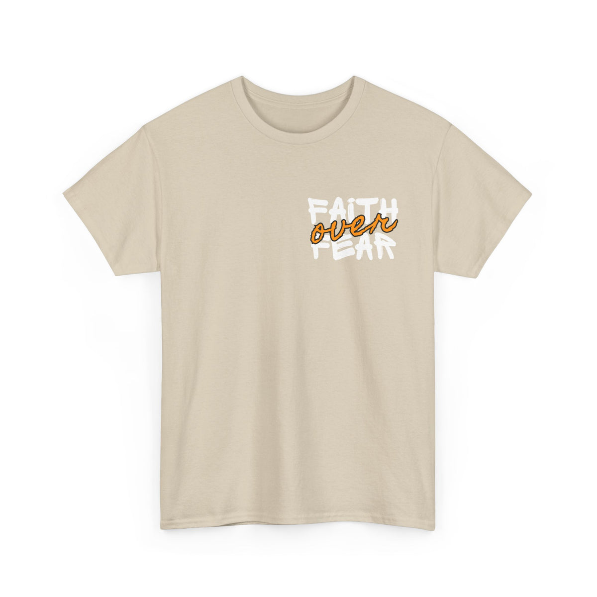 Faith over Fear Faith Shirt | Motivational verse at the back