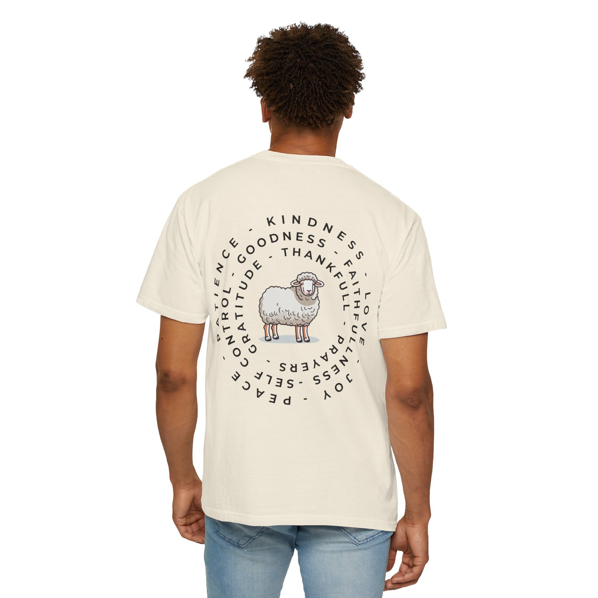Sheep Values Tee | Kindness Patience Gratitude Peace Love T-Shirt