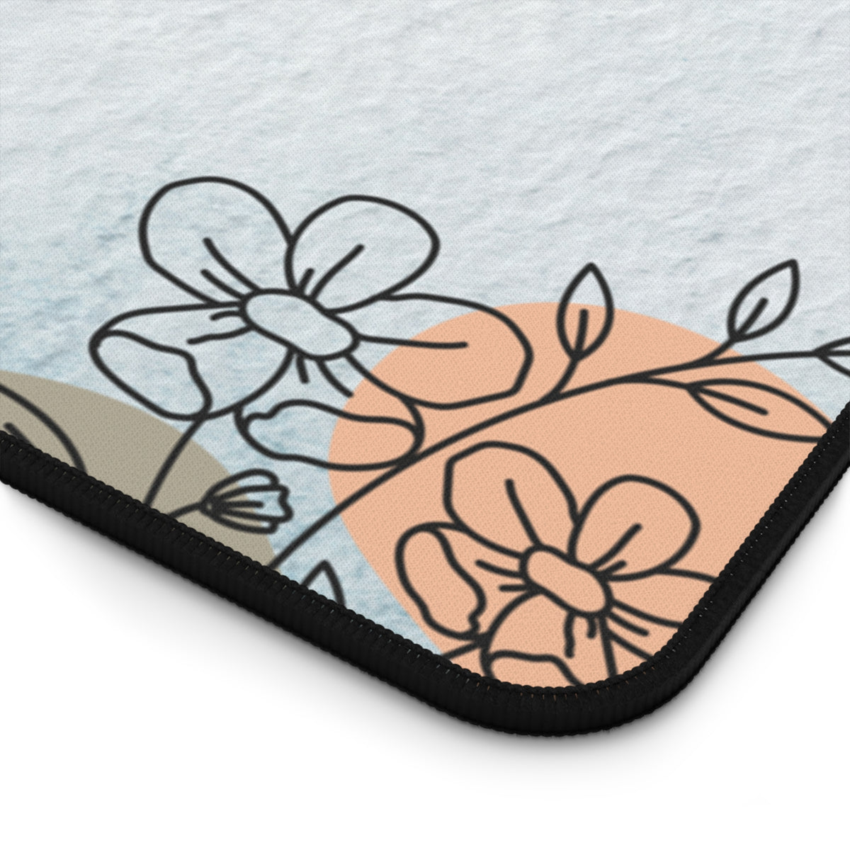 Pastel Watercolor Floral Desk Mat | Floral Desk Mat