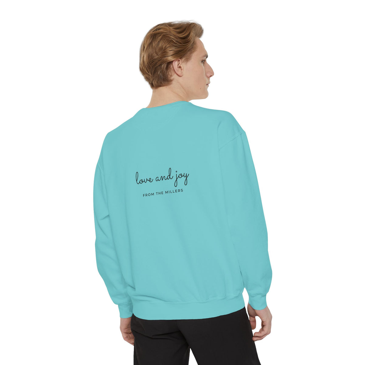 Custom Holiday Sweatshirt Embroidered Crewneck