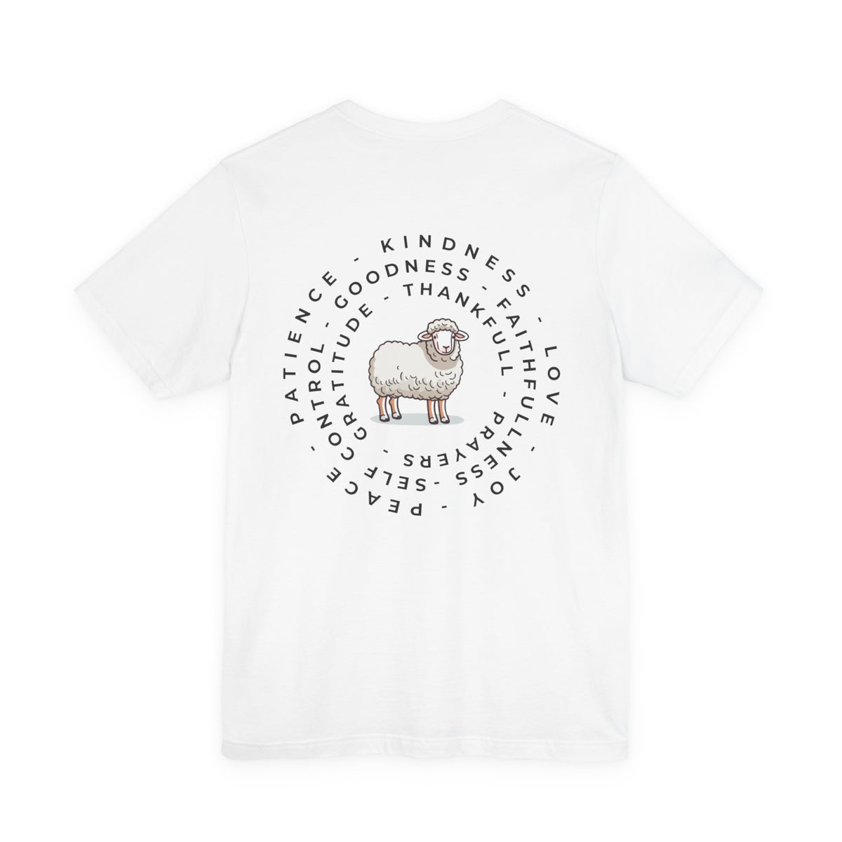 Minimalist White Tee — "I Am the One He Left Me To Find"