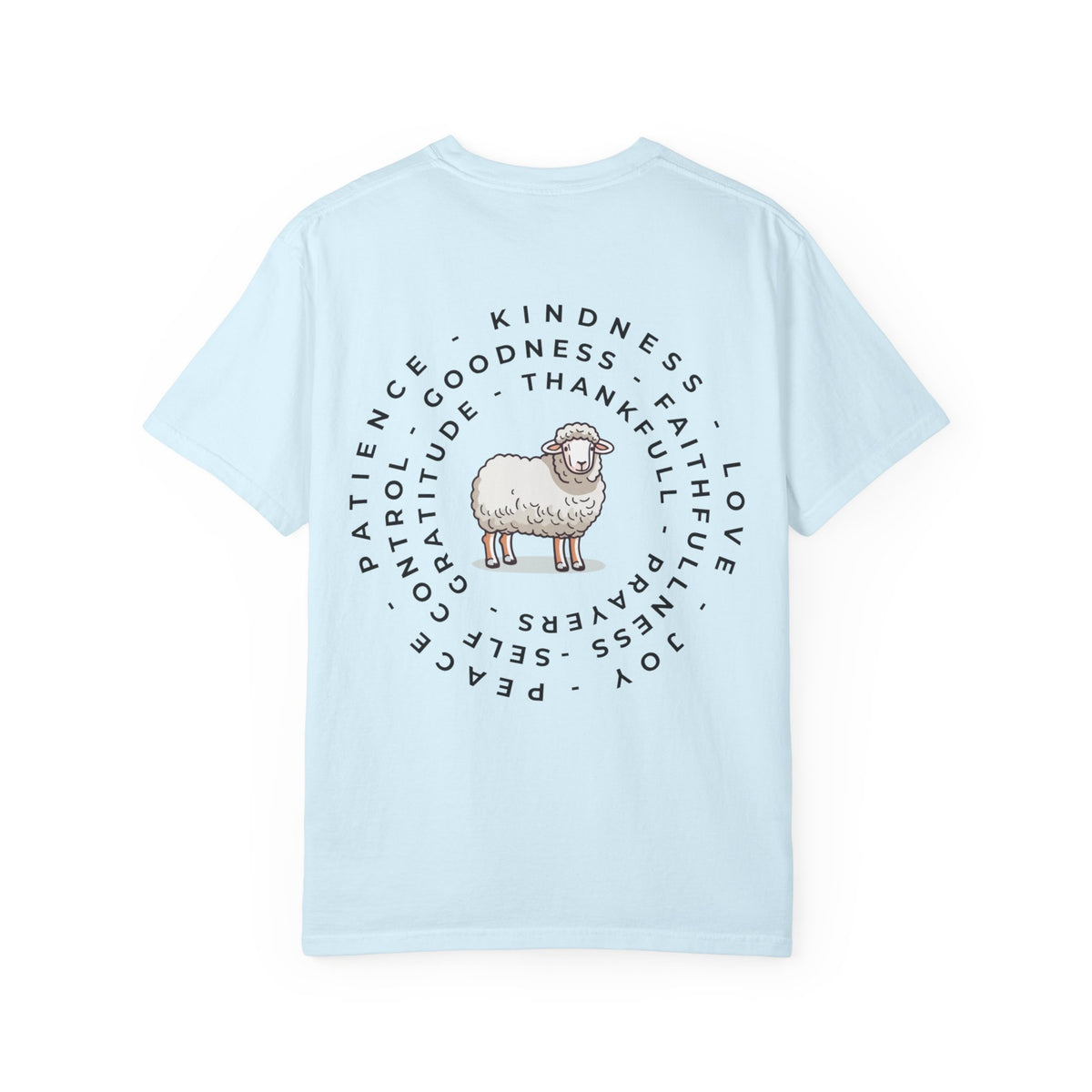 Sheep Values Tee | Kindness Patience Gratitude Peace Love T-Shirt