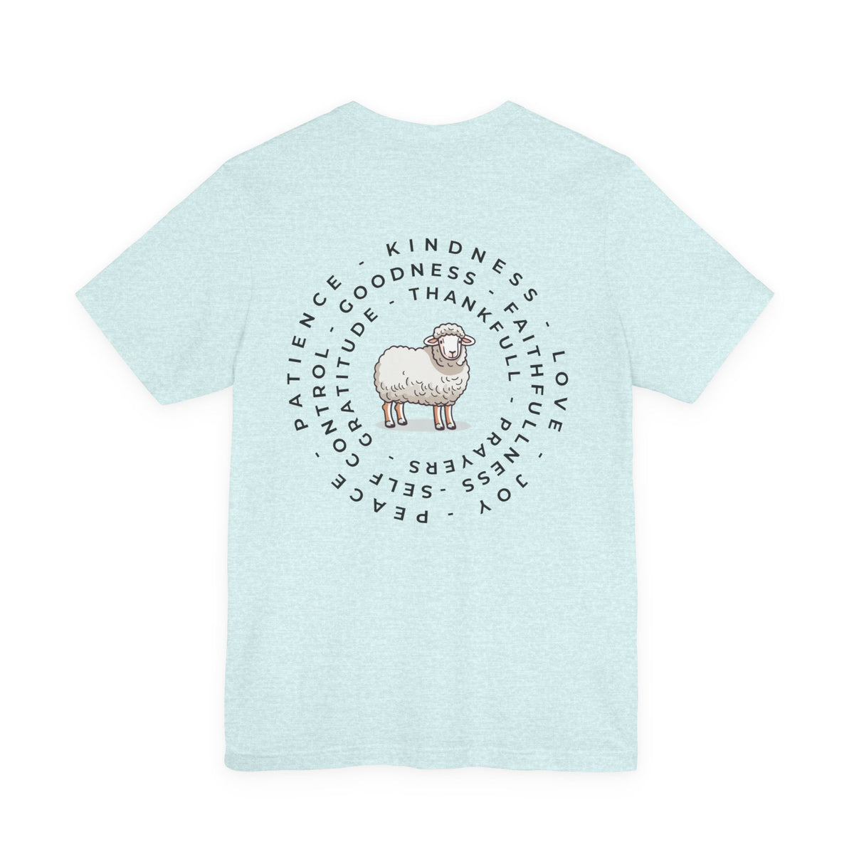 Minimalist White Tee — "I Am the One He Left Me To Find"