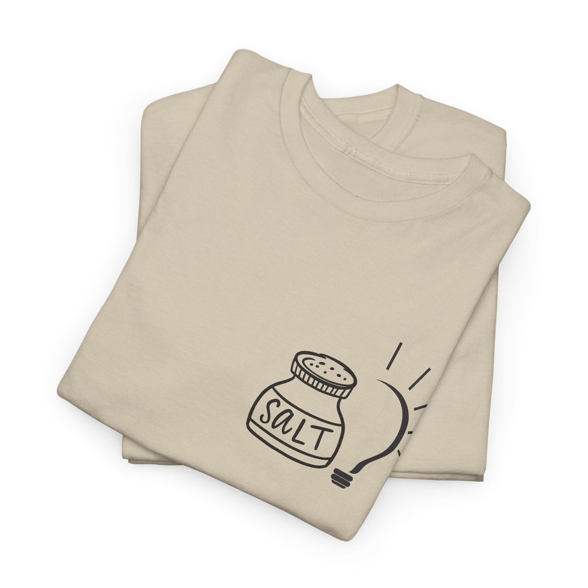 Salt & Light Tee | inspirational Quote at the Back