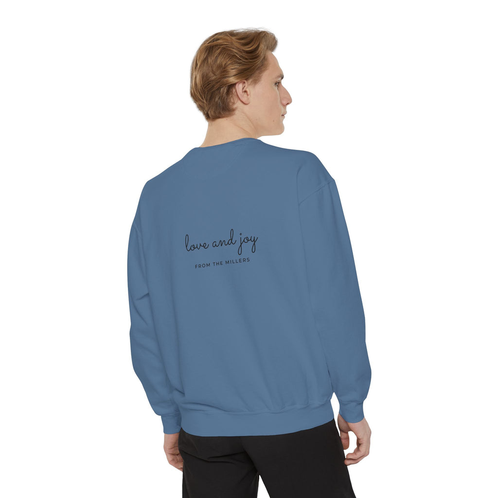 Custom Holiday Sweatshirt Embroidered Crewneck