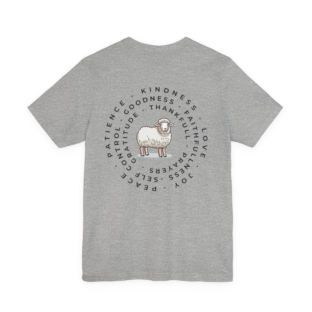 Minimalist White Tee — "I Am the One He Left Me To Find"