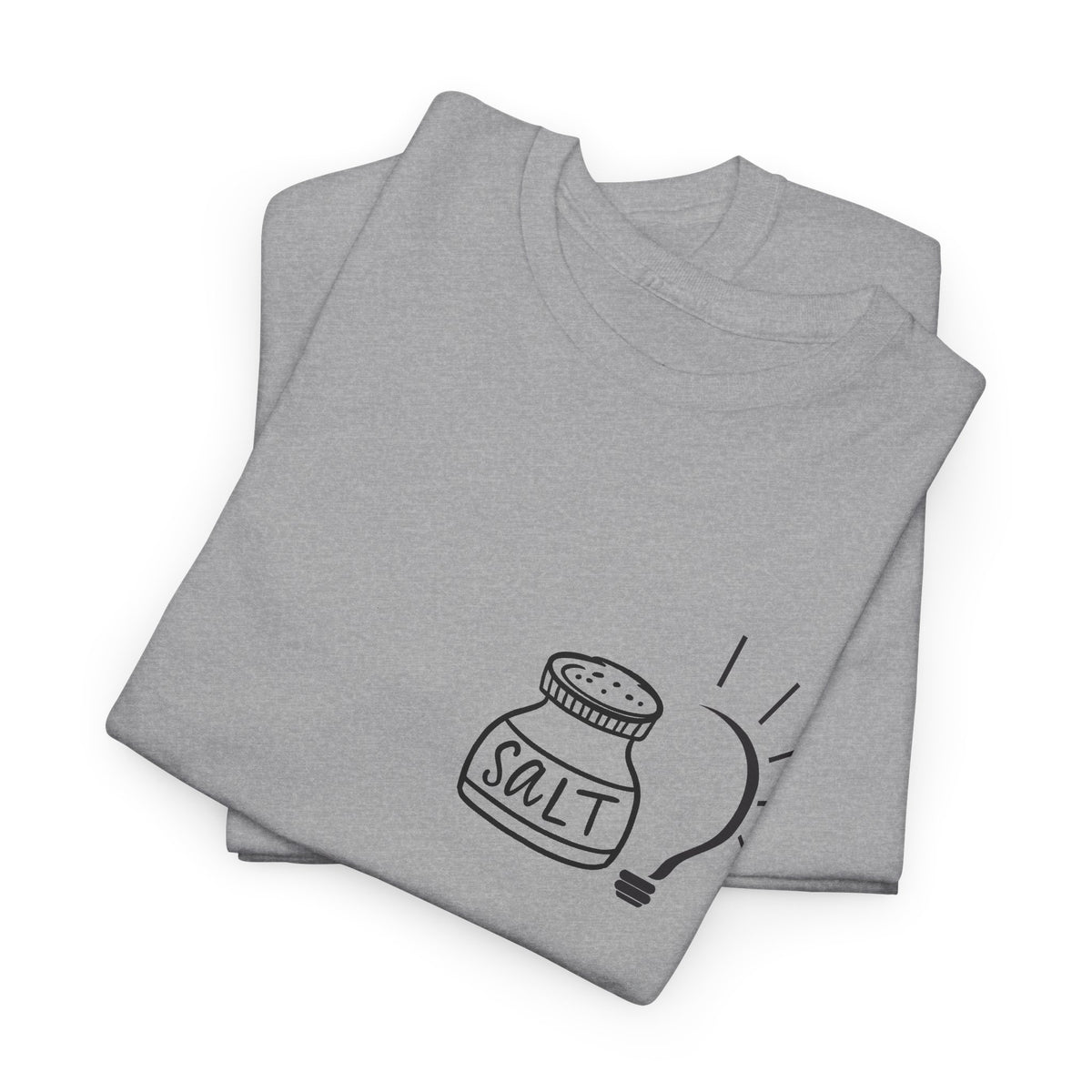 Salt & Light Tee | inspirational Quote at the Back