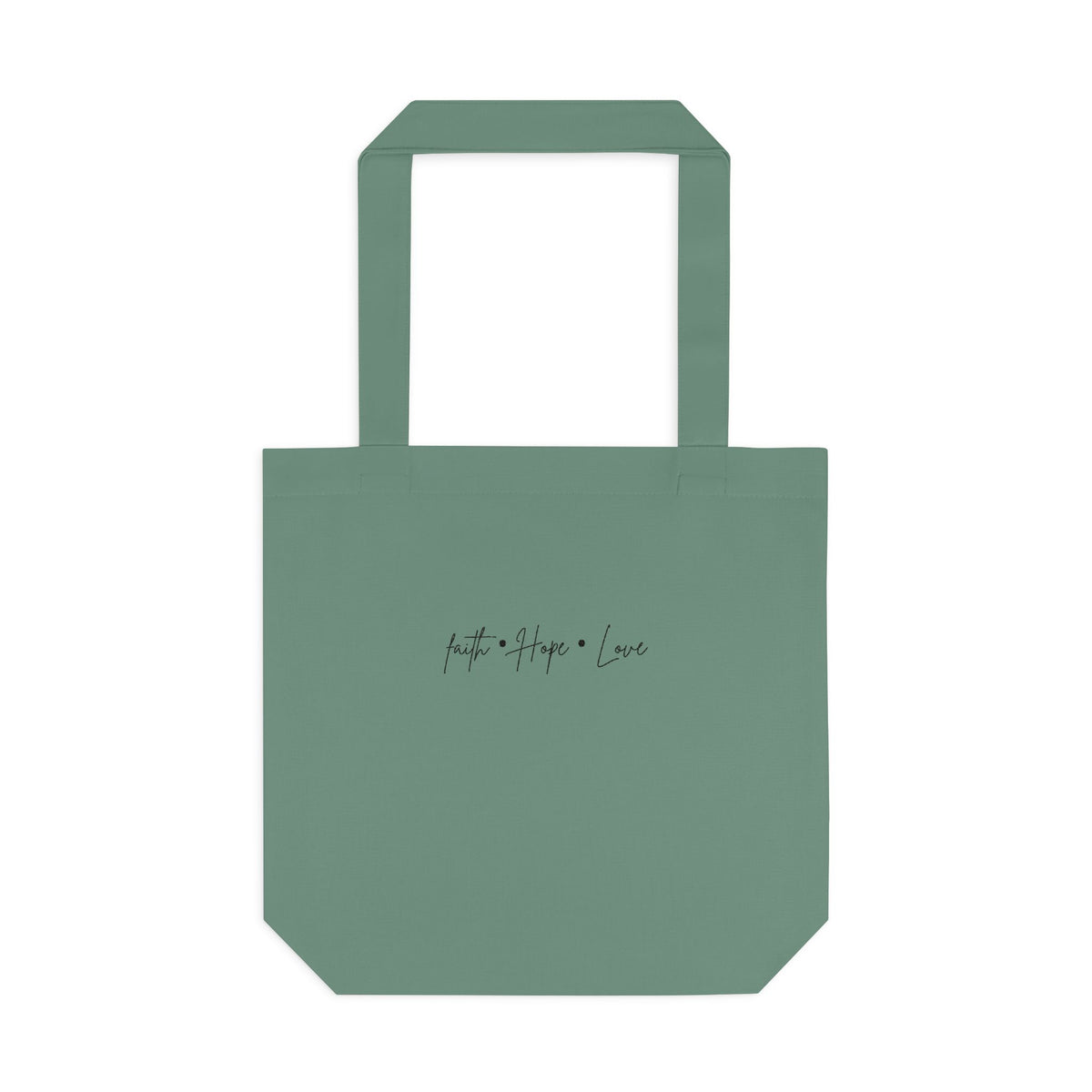 Orange Floral Square Collage Tote