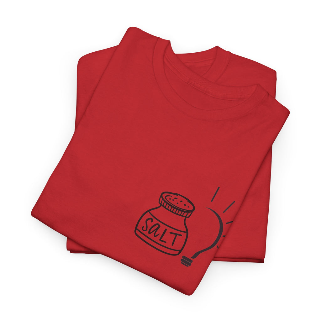 Salt & Light Tee | inspirational Quote at the Back