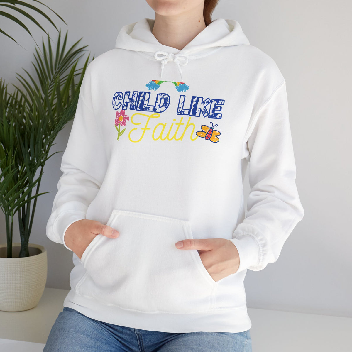 Child Like Faith Design - Unisex Heavy Blend™ Hooded Sweatshirt