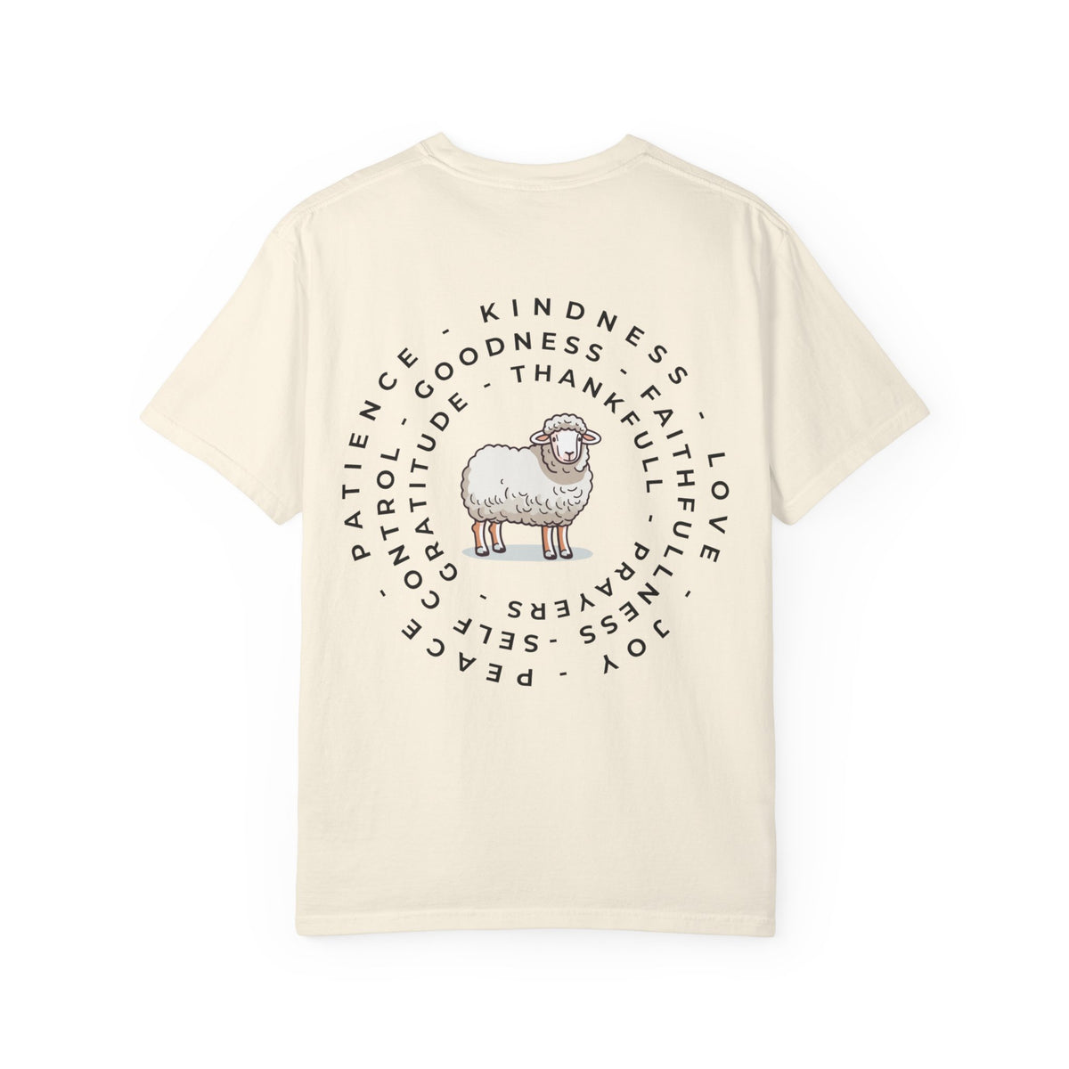 Sheep Values Tee | Kindness Patience Gratitude Peace Love T-Shirt
