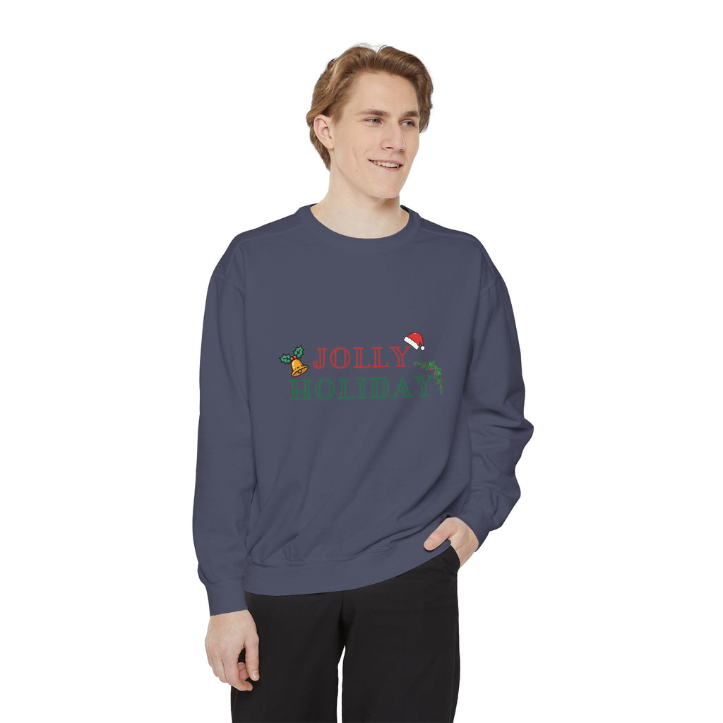 Custom Holiday Sweatshirt Embroidered Crewneck