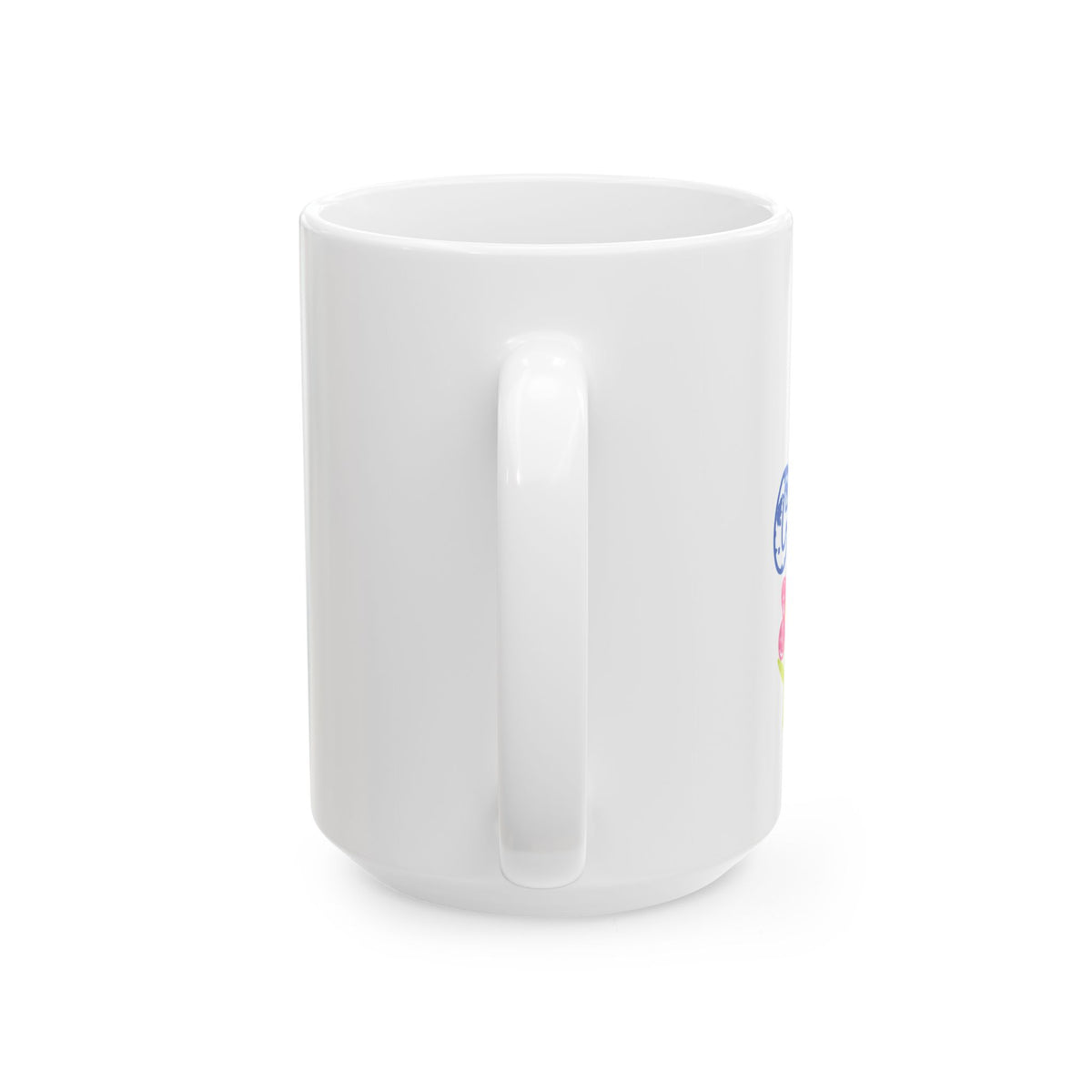 Childlike Faith Mug | Rainbow and Butterfly Ceramic Coffee Cup