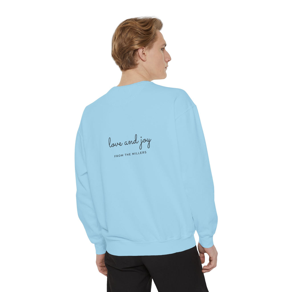 Custom Holiday Sweatshirt Embroidered Crewneck