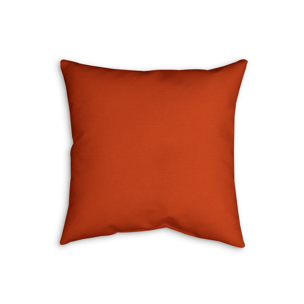 Abstract Brushstroke Cozy Pillow Faux Linen Accent | Neutral Earth Tone