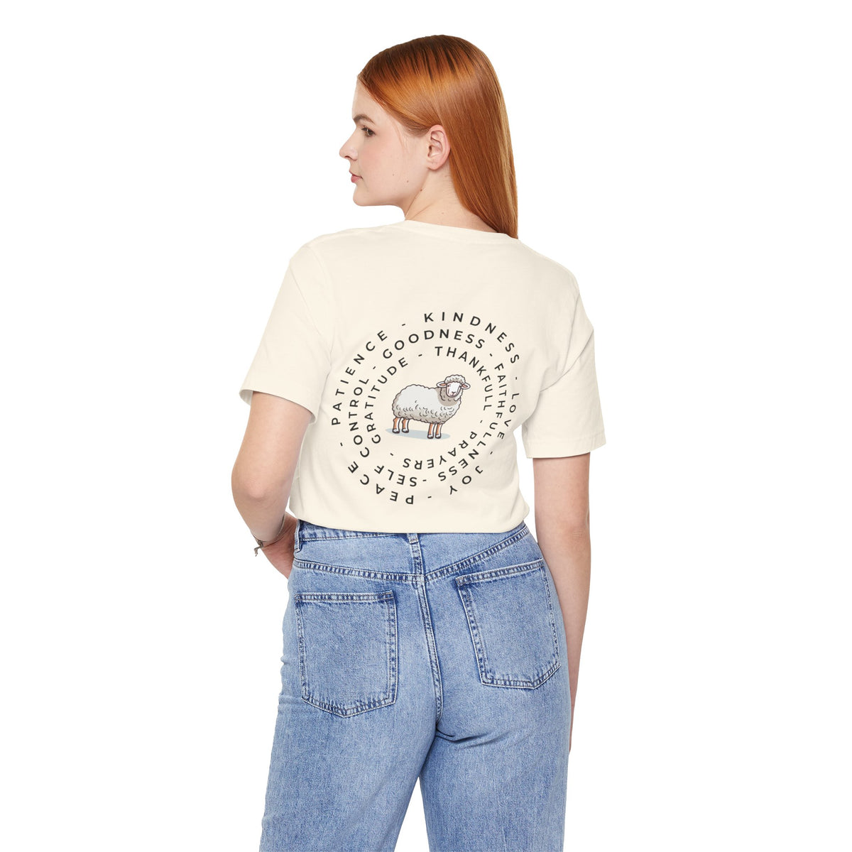 Minimalist White Tee — "I Am the One He Left Me To Find"