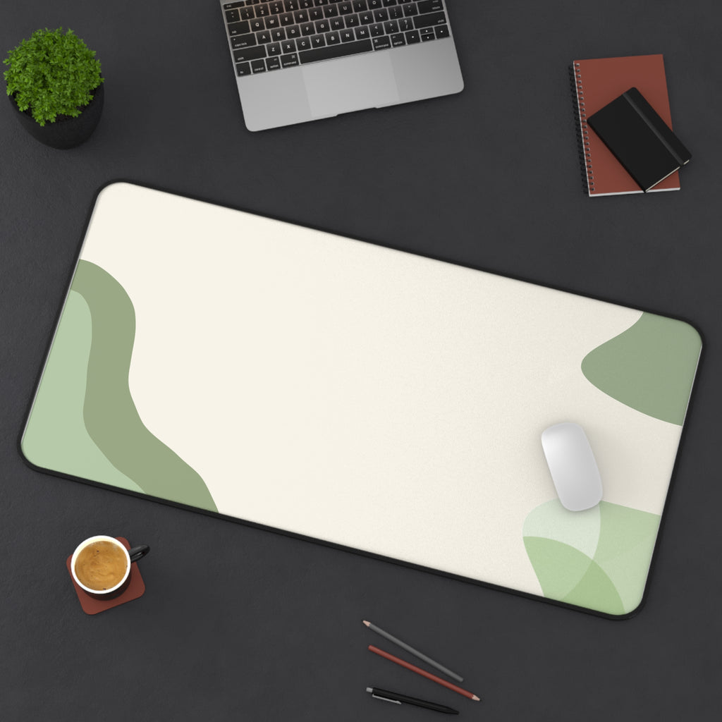 Abstract Green Camouflage Desk Mat | Mouse Pad Desk Mat