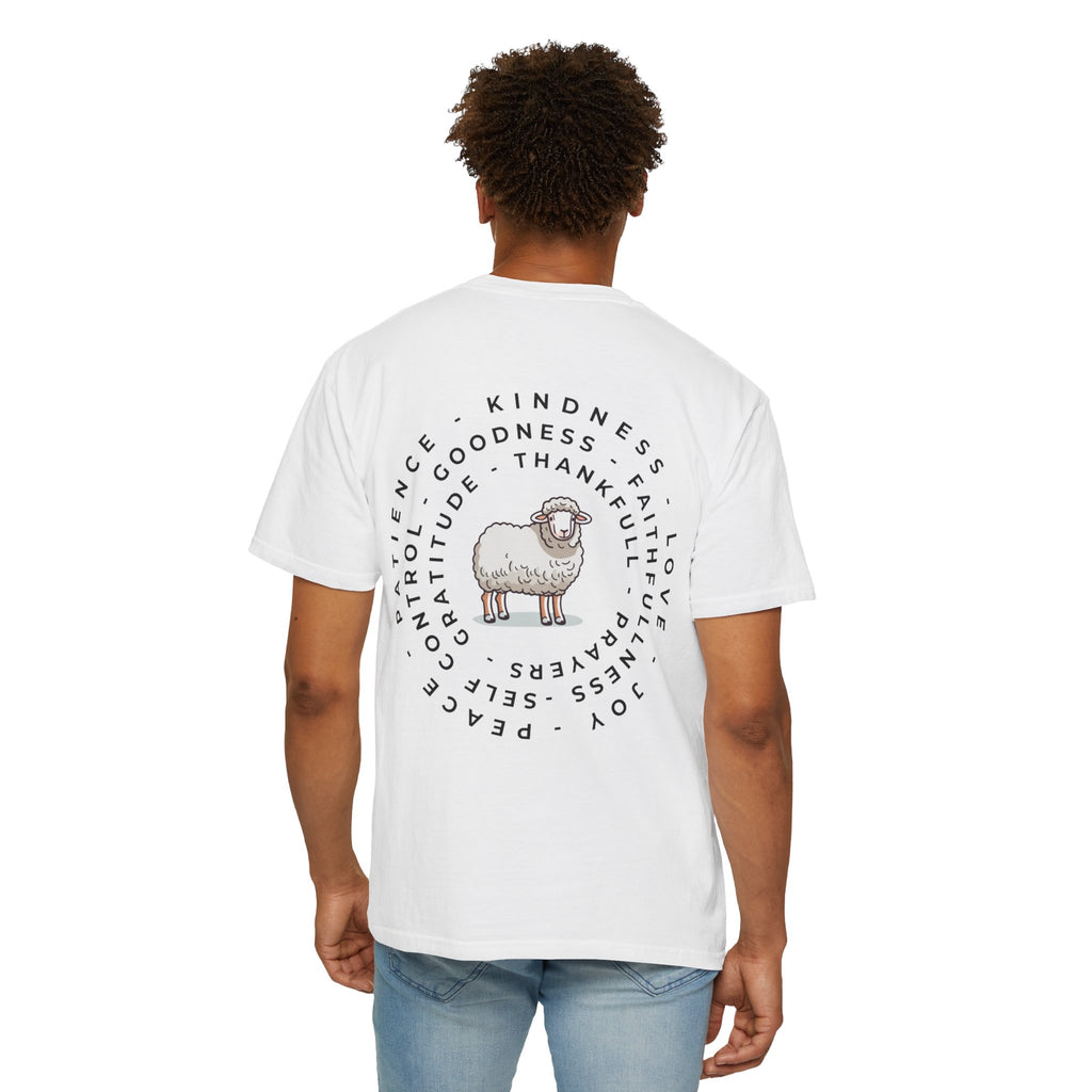 Sheep Values Tee | Kindness Patience Gratitude Peace Love T-Shirt