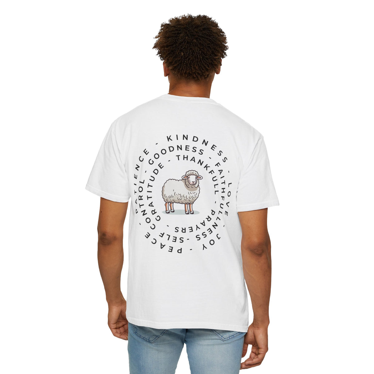 Sheep Values Tee | Kindness Patience Gratitude Peace Love T-Shirt